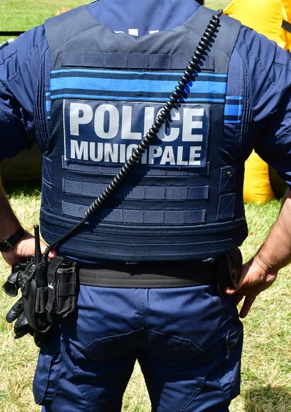 Руан Франция Июня 2019 Года Муниципальная Полиция — стоковое фото
