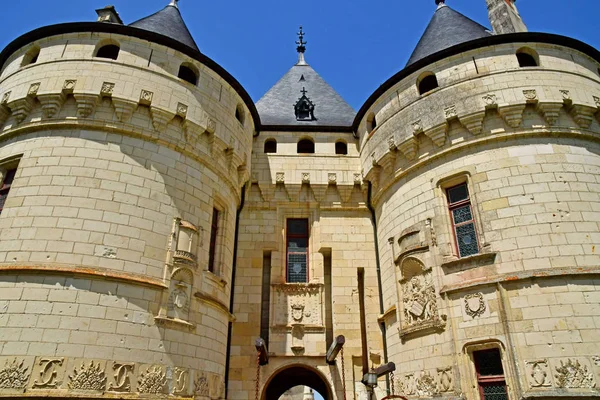 Chaumont sur loire; france - 29. Juni 2019: das Renaissance-Schloss — Stockfoto