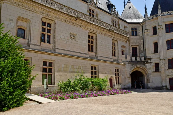 Chaumont sur loire; france - 29. Juni 2019: das Renaissance-Schloss — Stockfoto