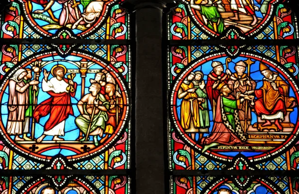 Belgia, Brysselin maalauksellinen katedraali — kuvapankkivalokuva