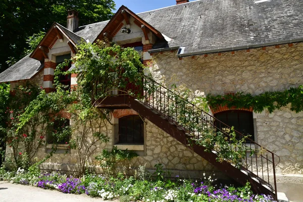 Chaumont sur Loire; Francie - 29. června 2019: zámecká farma — Stock fotografie