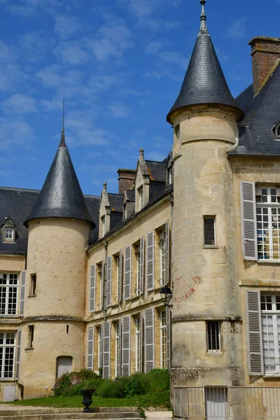 Themericourt; Francia - 24 de mayo de 2019: castillo —  Fotos de Stock