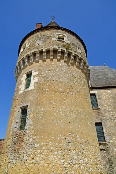 Fougeres sur Bievre; France - june 30 2019: medieval castle — 스톡 사진