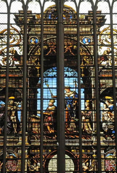 Belgia, malownicze katedry w Brukseli — Zdjęcie stockowe