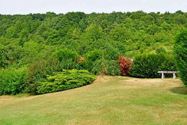 Harquency; França - 19 de julho de 2019: paisagem perto de la Grange — Fotografia de Stock