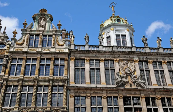 Belgium, picturesque Grand Place of  Brussels — Stock Photo, Image