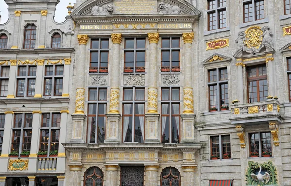 Belgie, malebné grand místo Brusel — Stock fotografie