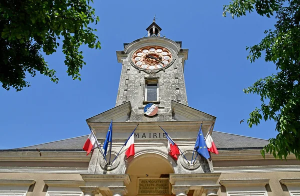 Villiers sur Loir; Frankrijk-juni 30 2019: het stadhuis — Stockfoto