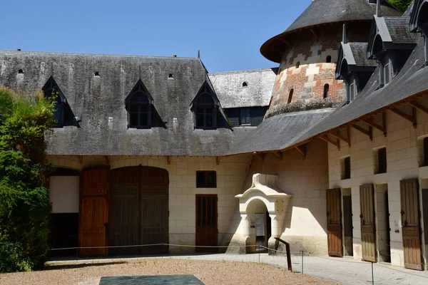 Chaumont sur Loire; França - 29 de junho de 2019: o castelo estável — Fotografia de Stock