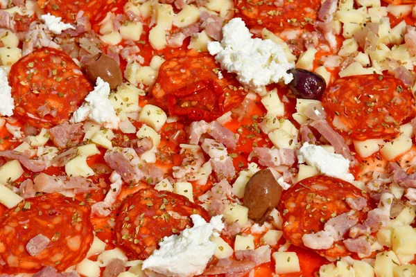 Close up of Neapolitan pizza — Stock Photo, Image