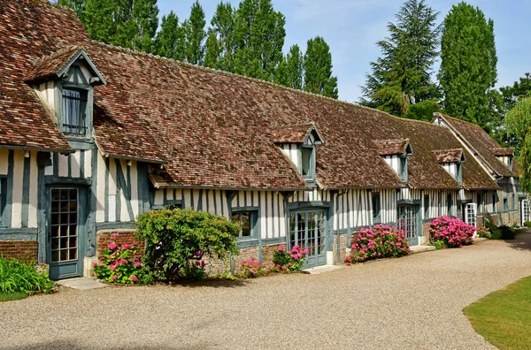 Harquency; France - july 19 2019 : la Grange de Bourgoult, an ol — Stock Photo, Image