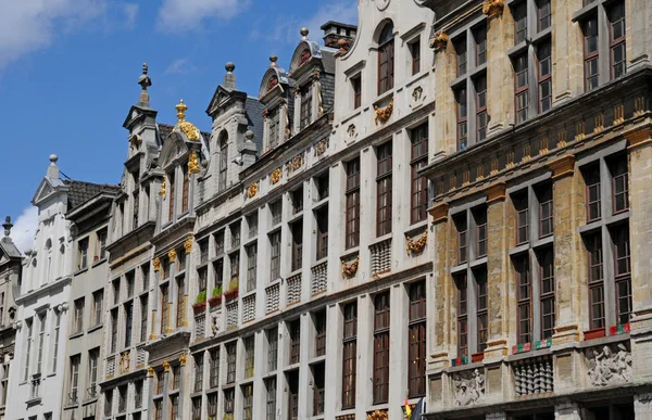 Bélgica, pitoresca Grand Place de Bruxelas — Fotografia de Stock