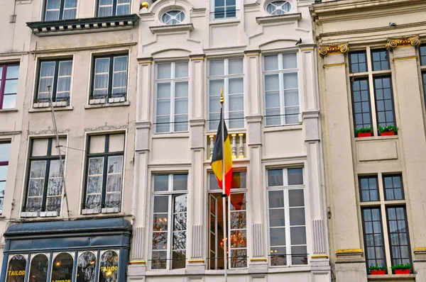 Бельгия, живописный город Брюссель — стоковое фото