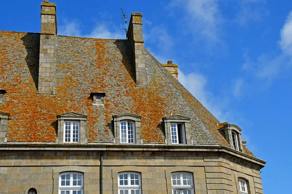 Saint Malo; Frankrike-juli 28 2019: pittoresk stad i sommar — Stockfoto