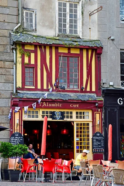 Saint-Malo; Frankrijk-juli 28 2019: Bar — Stockfoto