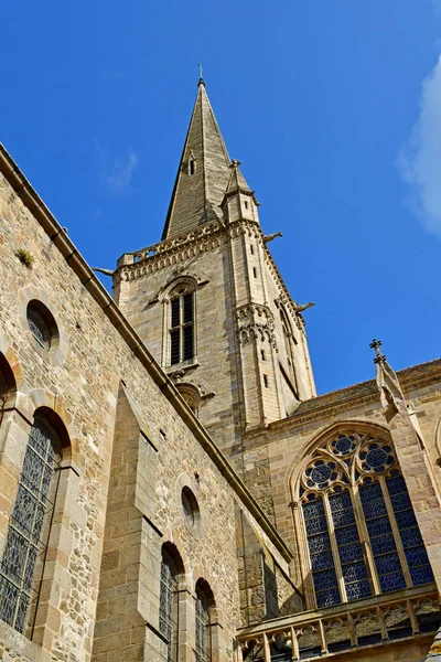 Saint Malo; Francia - 28 de julio de 2019: Catedral de San Vicente —  Fotos de Stock