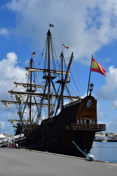 Saint Malo; France - july 28 2019 : spanish galleon — Stock Photo, Image