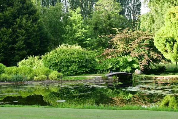 Sasnieres; Francia - 30 de junio de 2019: du Plessis Sasnieres garden —  Fotos de Stock