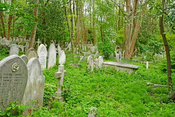 Londres, Inglaterra - 6 de mayo de 2019: Cementerio de Highgate —  Fotos de Stock