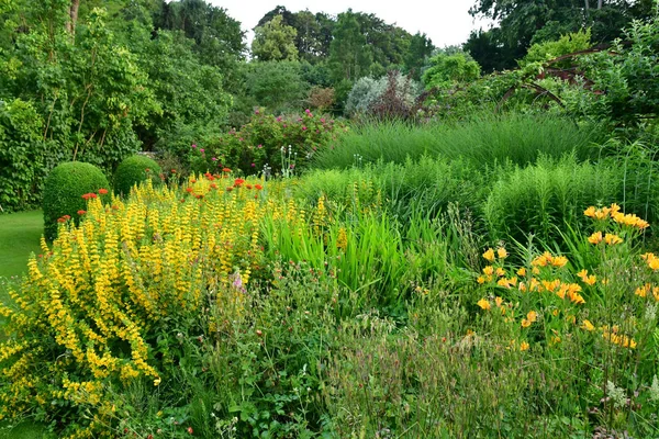 Sasnieres; France - june 30 2019: du Plessis Sasnieres garden — Stock Photo, Image