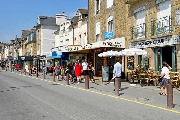 Cancale Γαλλία-Ιούλιος 25 2019: η γραφική πόλη — Φωτογραφία Αρχείου