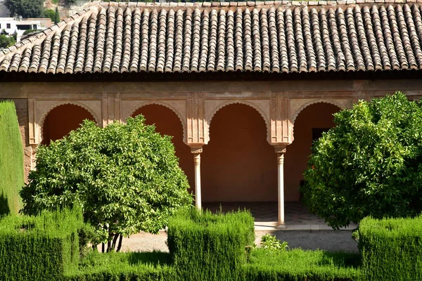 Grenade ; Espagne - 27 août 2019 : Palais de l'Alhambra — Photo