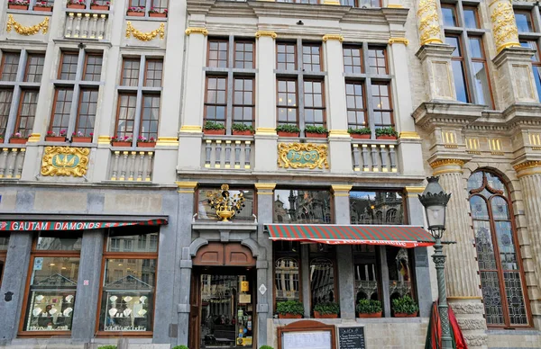 Belgia, malowniczego Wielkiego Placu w Brukseli — Zdjęcie stockowe