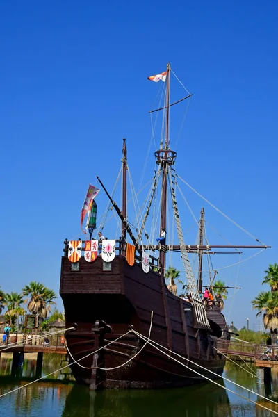 Palos de la Frontera; España - 28 de agosto de 2019: Muelle de las Car — Foto de Stock