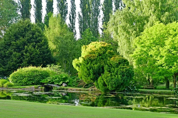 Sasnieres；France - june 30 2019：du Plessis Sasnieres garden — 图库照片