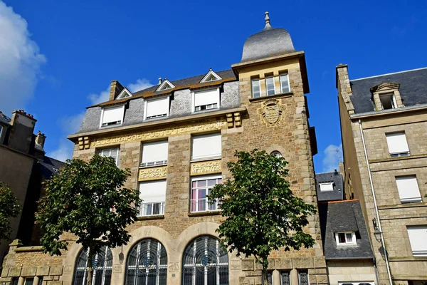 Saint Malo; Frankreich - 28. Juli 2019: malerische Stadt im Sommer — Stockfoto