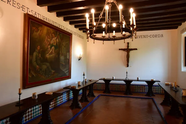 Палос-де-ла-Фронтера; Испания - 28 августа 2019 года: монастырь Ла-Р — стоковое фото