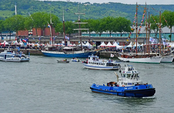 Rouen, França - 10 de junho de 2019: a Armada de Rouen — Fotografia de Stock