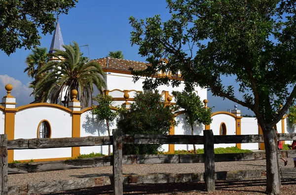 Sevilla; Isla Minima, İspanya - 26 Ağustos 2019 : hacienda — Stok fotoğraf