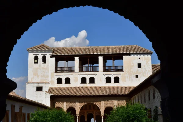 Granada; Spagna - 27 agosto 2019: Palazzo dell'Alhambra — Foto Stock
