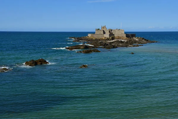 Saint malo; frankreich - 28. juli 2019: fort royal — Stockfoto