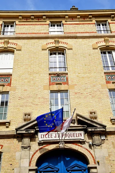 Saint Germain en Laye; Γαλλία - 20 Απριλίου 2019: Lycee Poquelin — Φωτογραφία Αρχείου