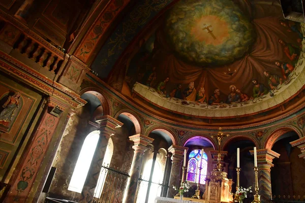 Lunay; France - june 30 2019: Saint Martin church — Stock Photo, Image