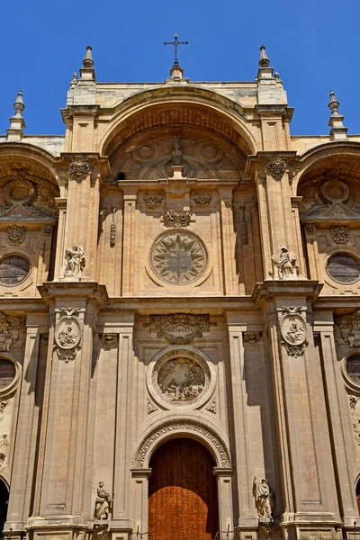 Granada; İspanya - 27 Ağustos 2019 : enkarnasyon katedrali — Stok fotoğraf