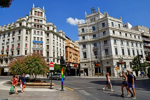 Granada; Spagna - 27 agosto 2019: la città moderna — Foto Stock