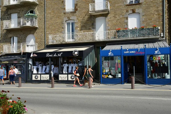 Cancale Γαλλία-Ιούλιος 25 2019: η γραφική πόλη — Φωτογραφία Αρχείου