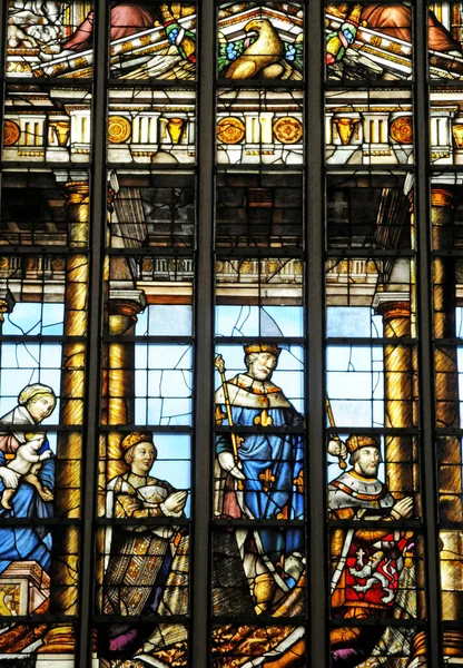 Bélgica, pitoresca catedral de Bruxelas — Fotografia de Stock