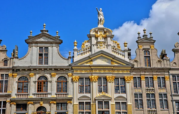 Belgium, picturesque Grand Place of  Brussels — Stock Photo, Image