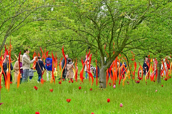 Londen; Kew, Engeland - 5 mei 2019: de Kew Gardens — Stockfoto