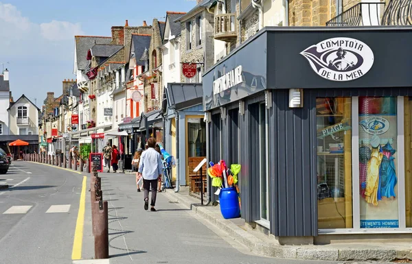 Cancale Frankrijk-juli 25 2019: de pittoreske stad — Stockfoto