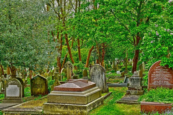 Лондон, Англія-6 2019 травня: Highgate кладовище — стокове фото