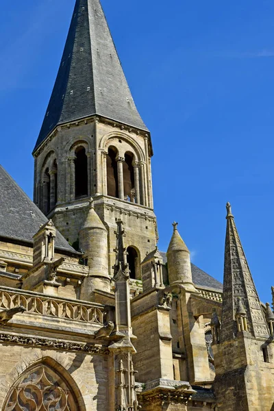 Poissy, Franța - 16 mai 2019: biserică colegială — Fotografie, imagine de stoc