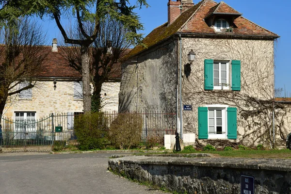 Sagy; França - 22 de março de 2019: a aldeia — Fotografia de Stock