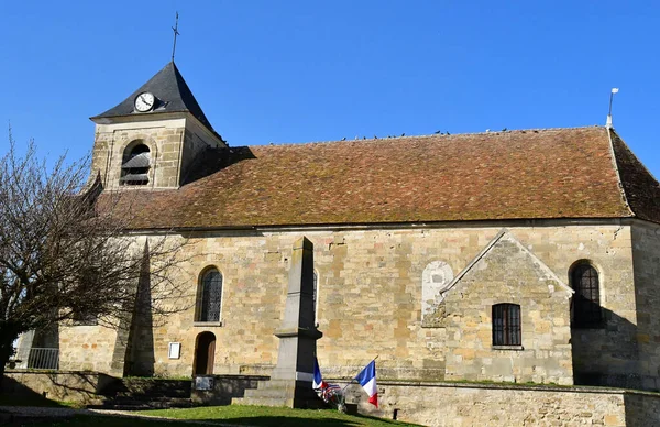 Sagy; Francia - 22 de marzo de 2019: el pueblo — Foto de Stock