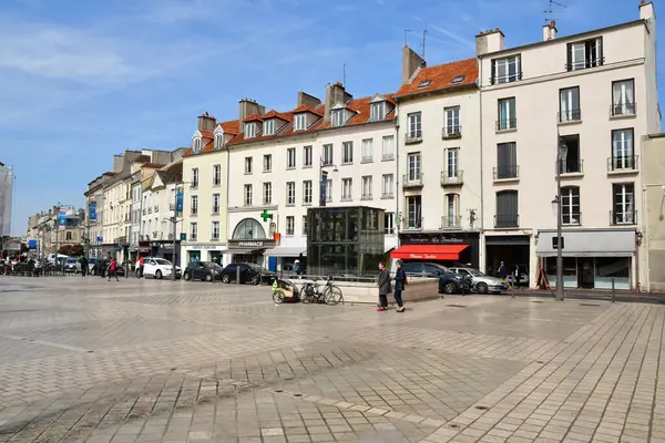 Svatý Germain en Laye; Francie-Duben 20 2019: centrum města — Stock fotografie