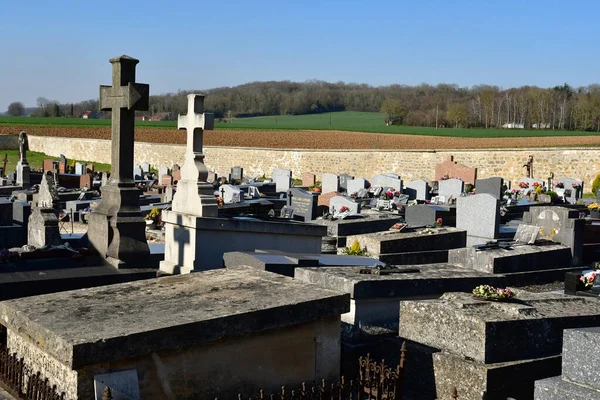 Sagy; France - march 22 2019 : the village — Stock Photo, Image